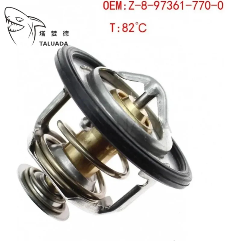 Z-8-97361-770-0 Engine Coolant Thermostat 82℃ For 4JB1 4JG2 Excavator Engine Temperature Adjustment High Quality
