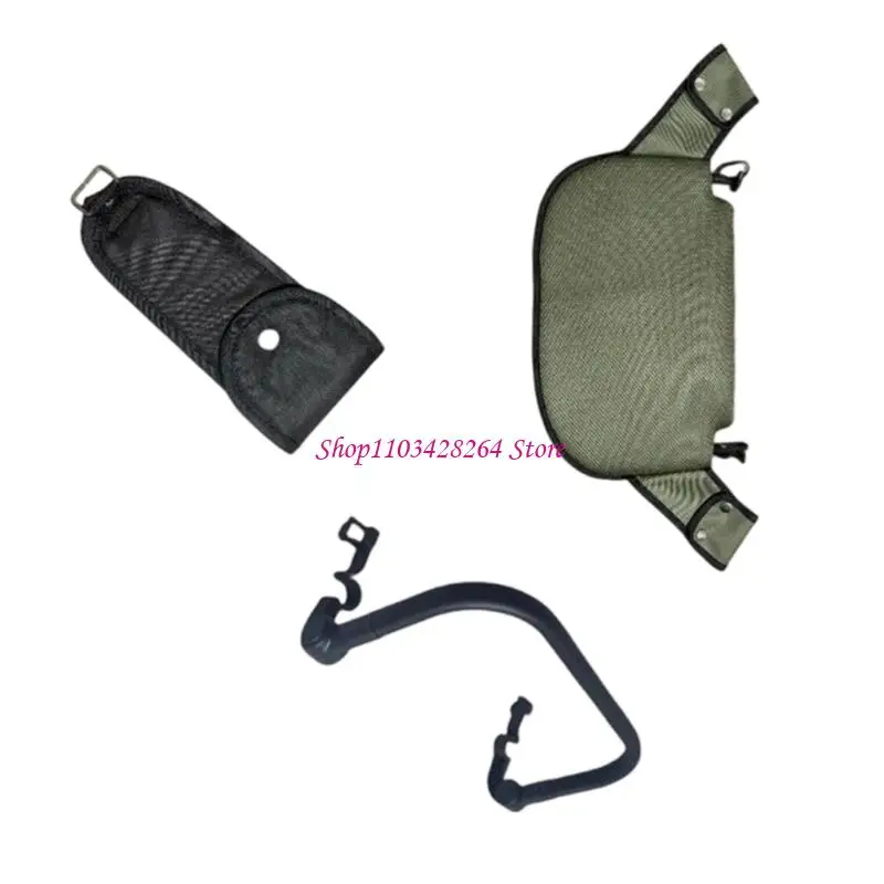 

3-Piece Strollers Accessory Set Armrest Footrest Crotch Protector Waterproof