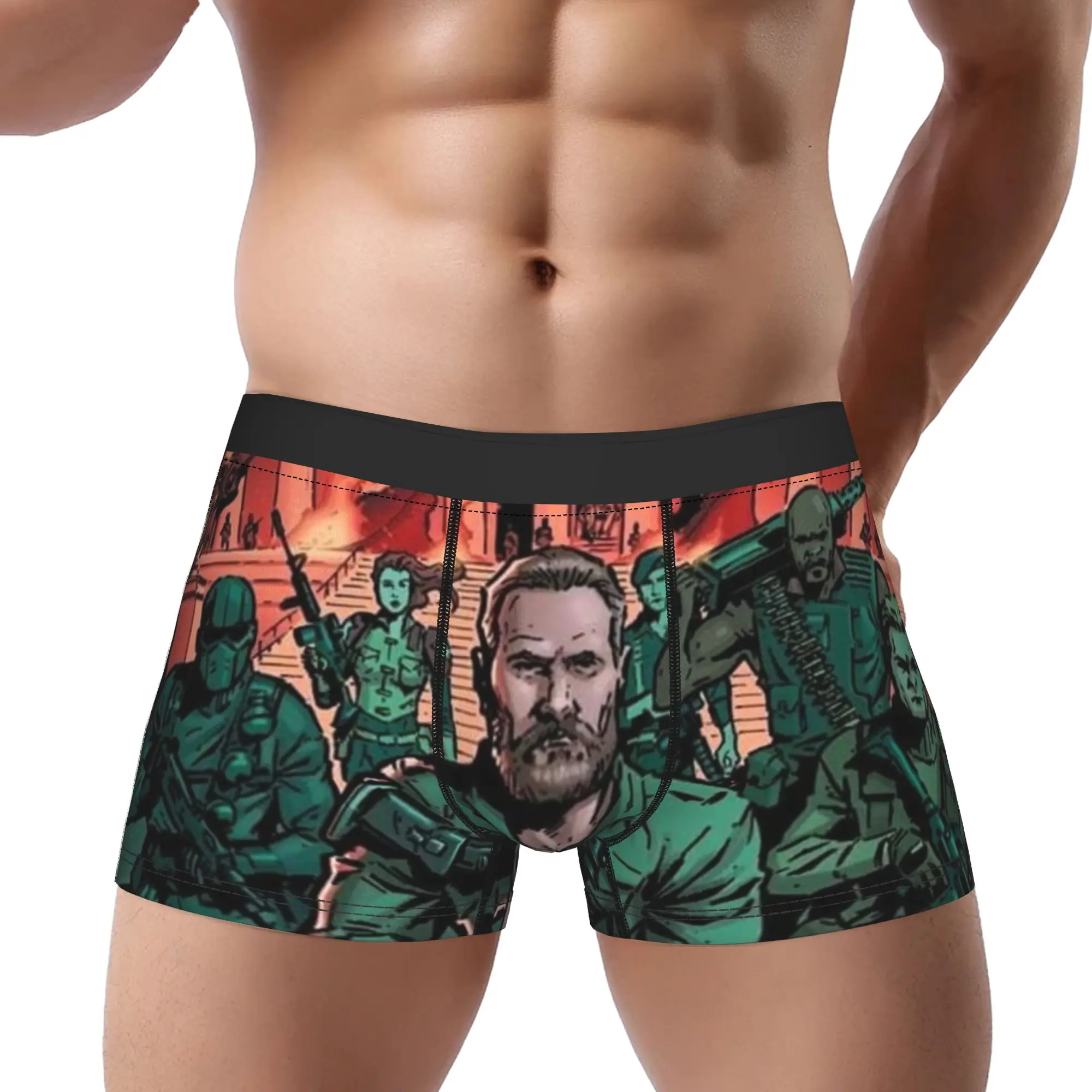 

G I JOE Underpants Homme Panties Man Underwear G.I JOE Comfortable Shorts Boxer Briefs