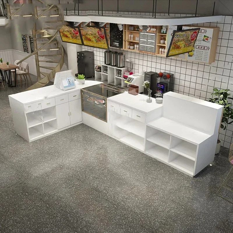 

Cash Reception Desks Executive Beauty Salon Coffee Shop Cashier Counter Restaurant Office Theke Rezeption Commercial Furniture