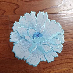 2024 Hot Super Flowers Embroidery Placemat Cup Mug Tea Pan Coaster Kitchen Dining Table Place Mat Lace Doily Wedding Drink Pad