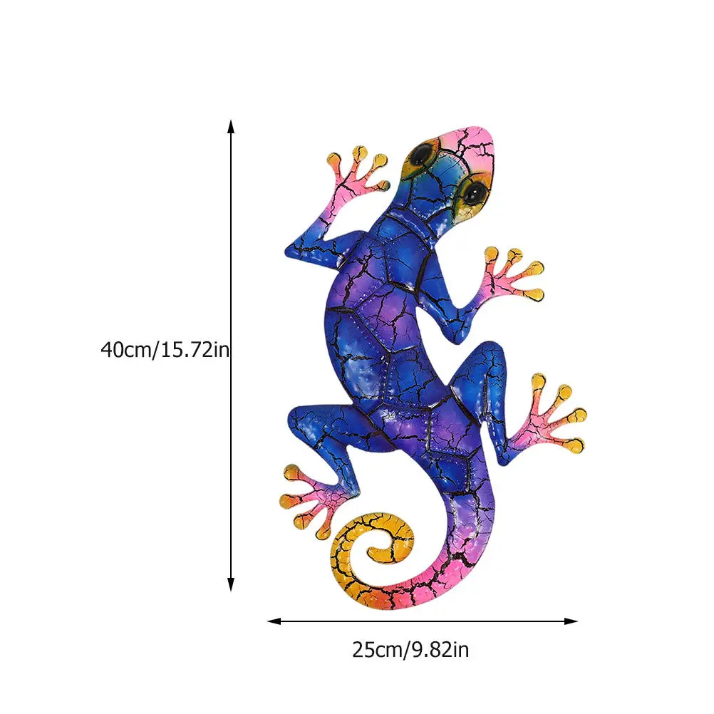 1 قطعة أبو بريص الحديد الزينة السلس اليد الشعور دائم جدار ديكور فني ديكور المنزل جدار ديكور فني
