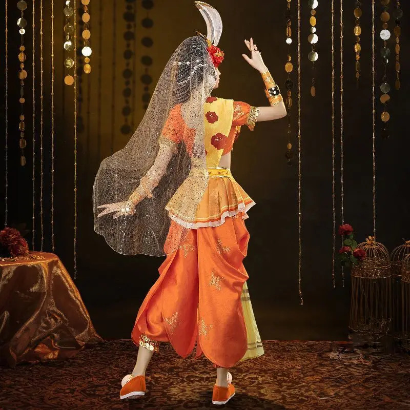 

Новинка 2026: Костюм для косплея «Принцесса Нефритовый Кролик» (Гунсунь Ли) из «Путешествия на Запад» (серия King Glory), полный комплект для аниме-игр и косплея.