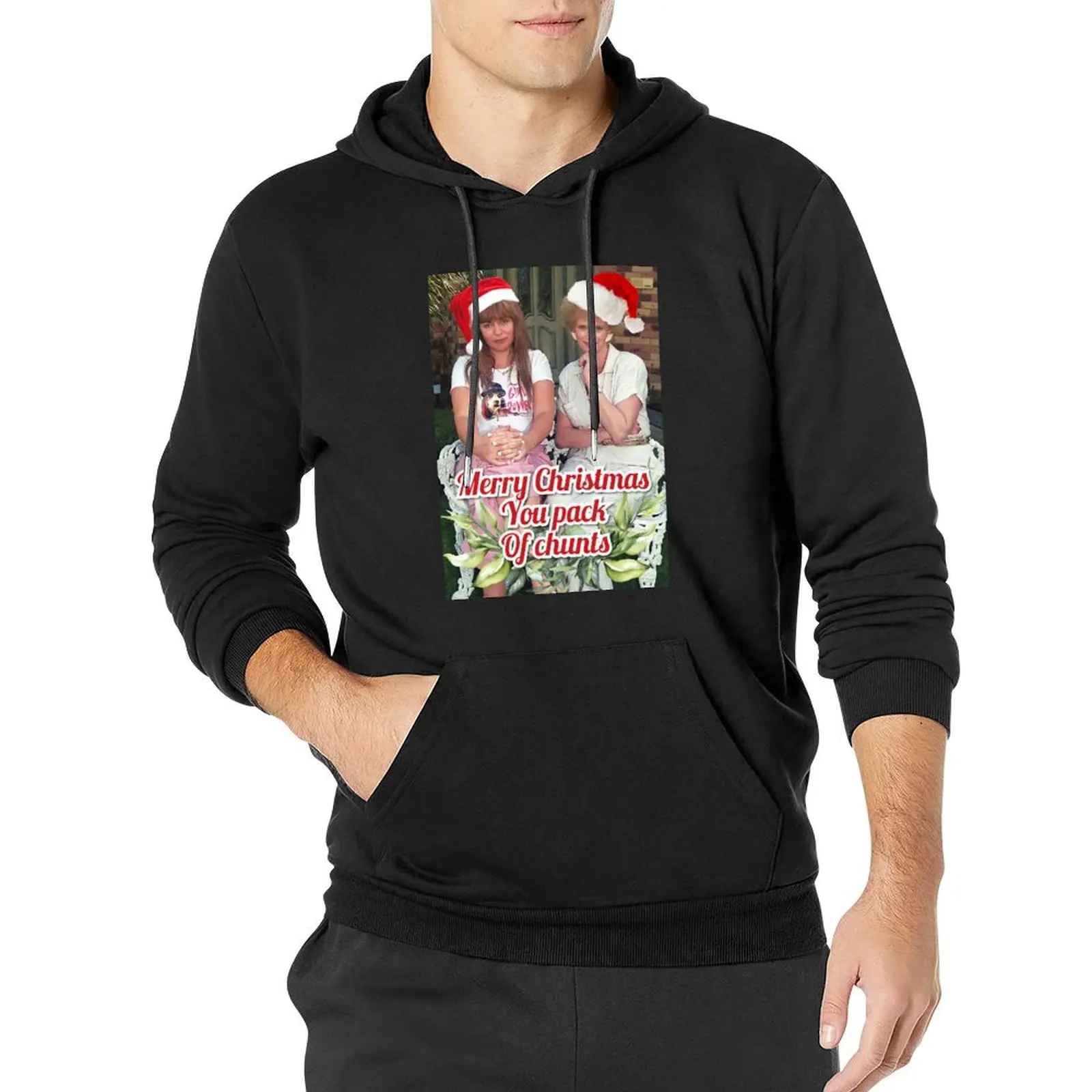 Merry Christmas you pack of chunts Pullover Hoodie anime clothes mens clothes new in hoodies and blouses