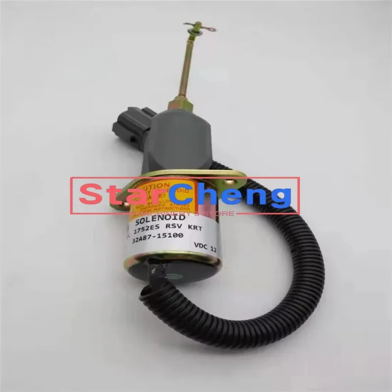 

Higher Quality 32A87-15100 12V Engine ShutOff Solenoid for Caterpillar Cummins Mitsubishi Excavator Accessories