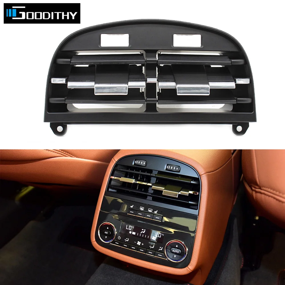 

​Car Console Rear Air Conditioning Grille Outlet Cover Panel AC Vent Slider Clip For Maserati Quattroporte 2013-2020 670011357