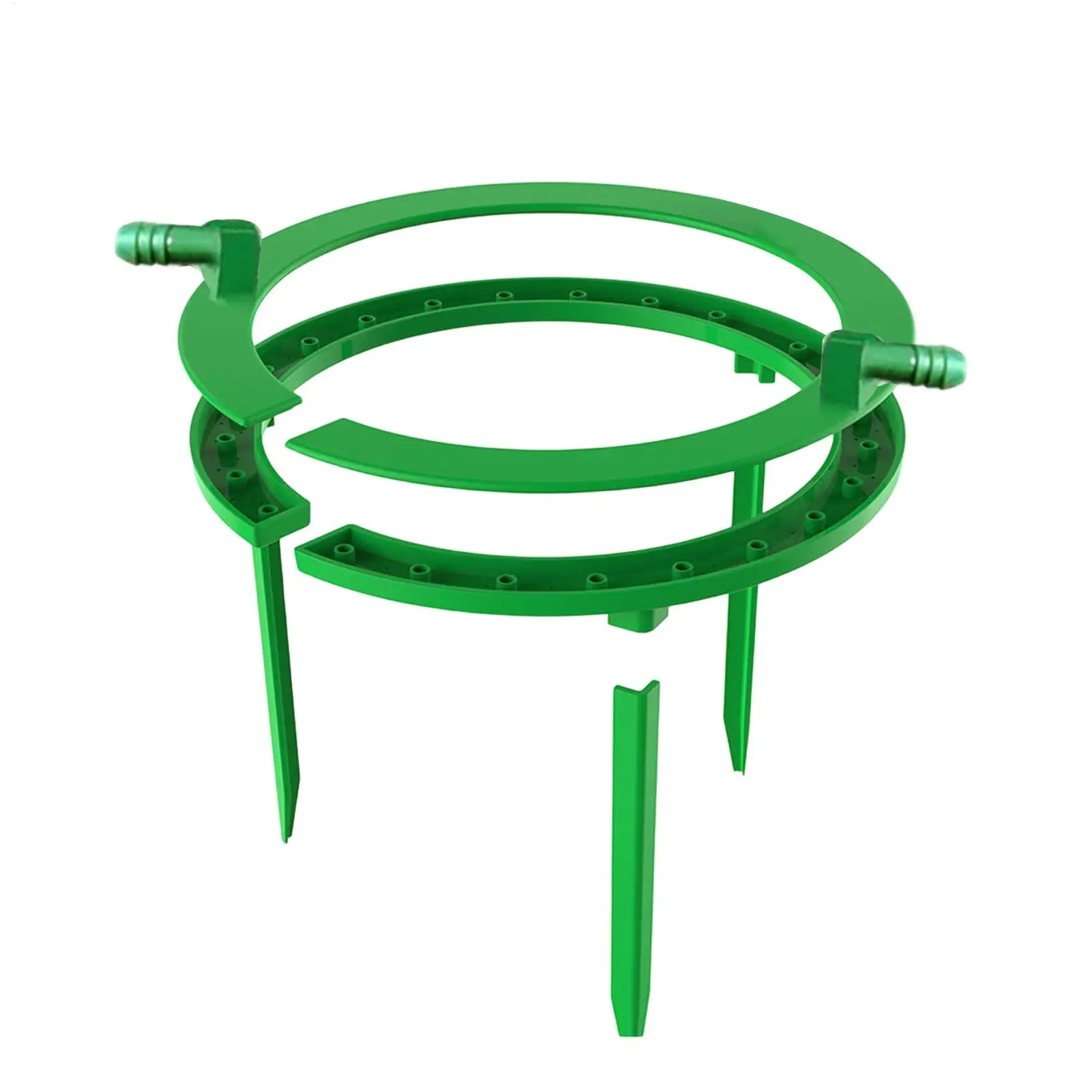 Plant Water Ring 3 Leg Support Drip Emitter Hydro Halo Water Ring Multi Outlet Drip Irrigation Ring for Greenhouse Lawn Garden