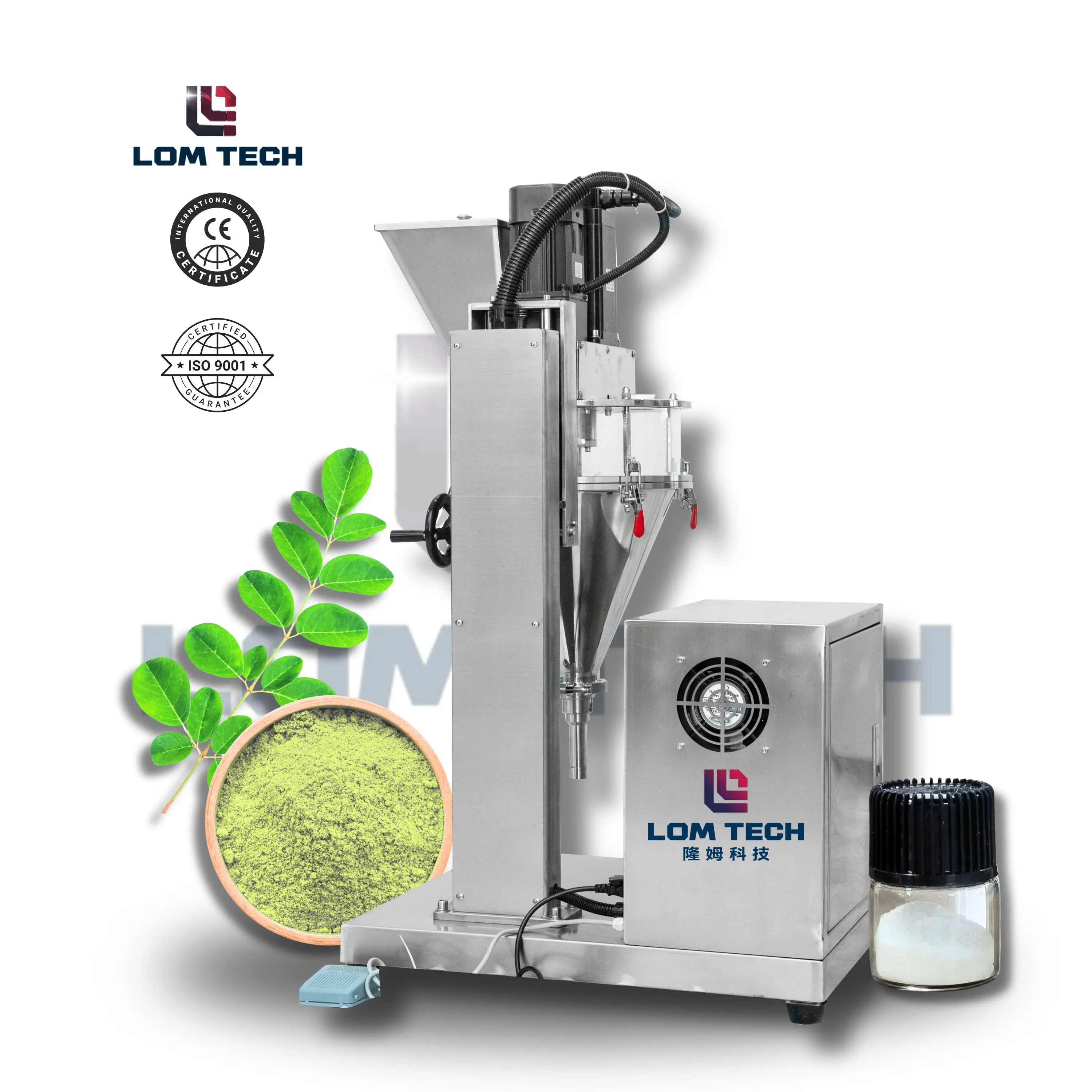 Semi-Automatic Powder Filler With Hopper Filling System For 0.5g To 5g Powder Filling And 1g Powder Dispenser