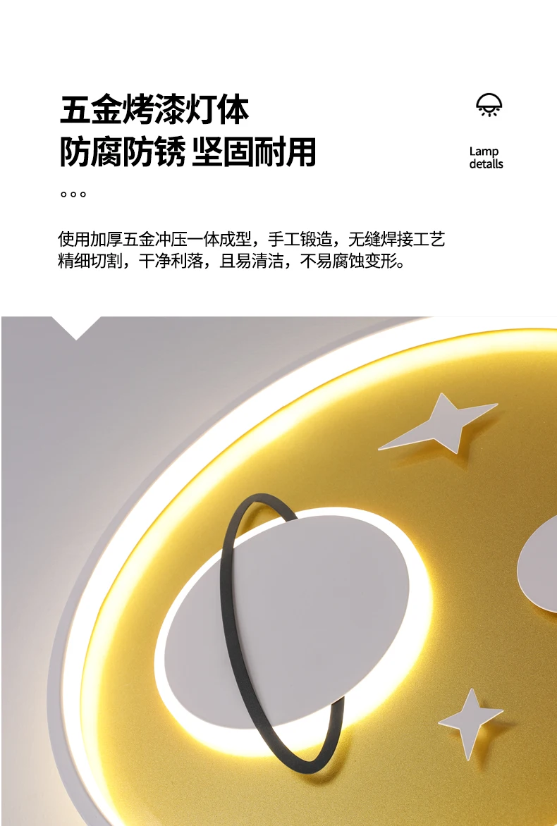 الكرتون صاروخ Led مصباح السقف غرفة نوم الأطفال بنين طفل أطفال غرفة ضوء ثريا تركب بالسقف كوكب الفضاء ضوء السقف لامبارا