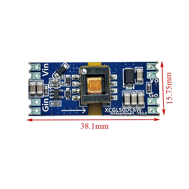 Moduł zasilania izolowany, typu buck-boost, z szerokim zakresem napięć wejściowych 3-36V, konwerter DC-DC JW3510 5W z opcjami wyjściowymi 5V, 12V, 15V, 24V. — zdjęcie produktu 3