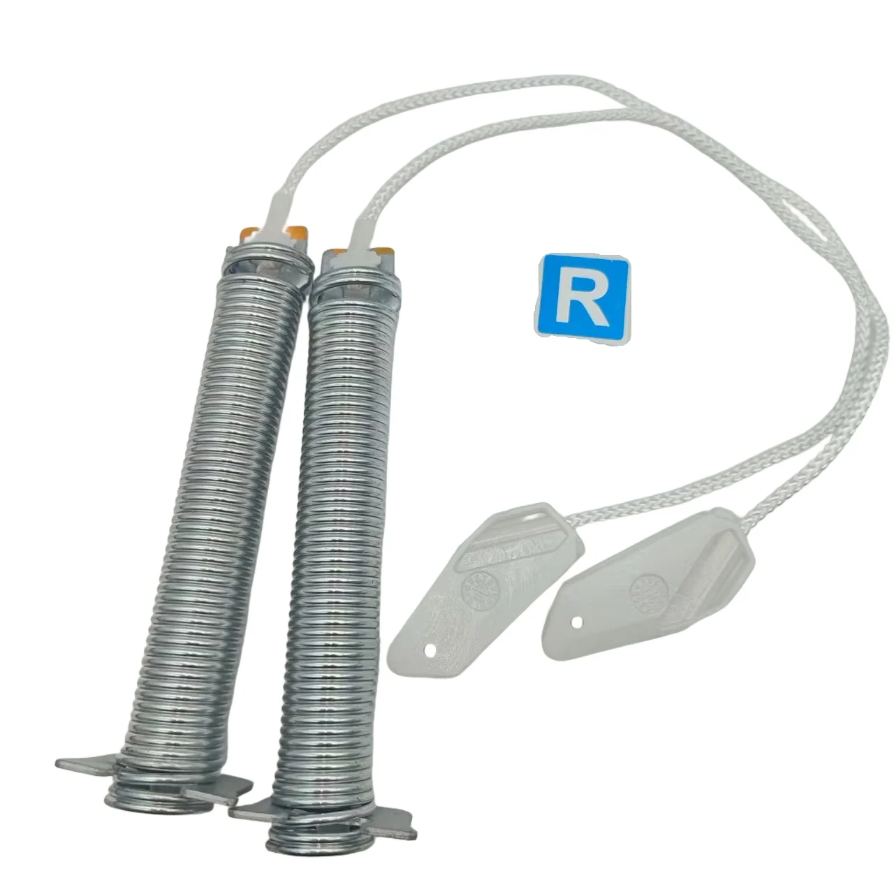 00754865  Dishwasher Door Cable Kit For Bosch Dishwashers 00626667 Door Spring Cable Kit  yellow  2 springs 2 cords - Image 2