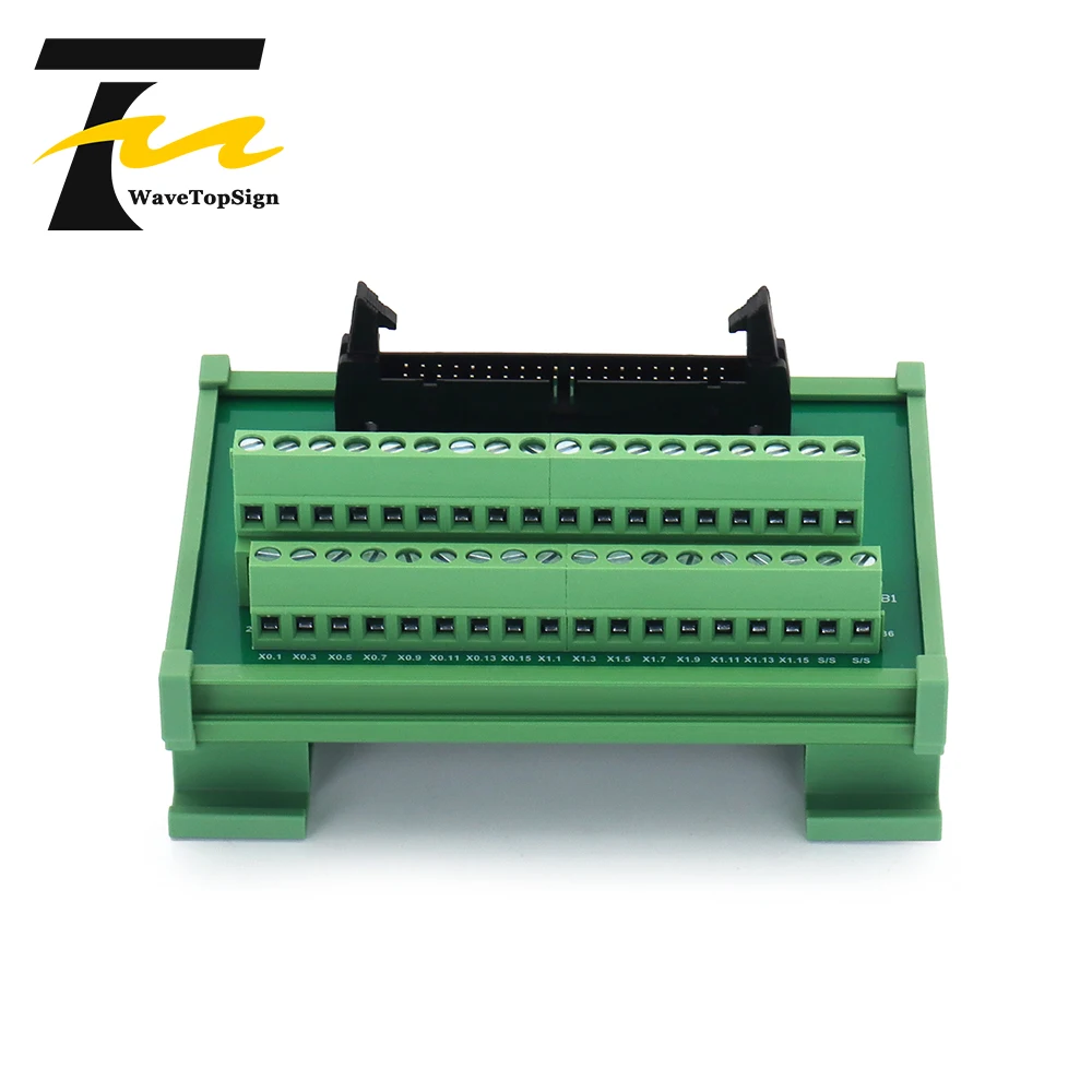 WaveTopSign PLC DB37 External Terminal Module UB-10-ID16A/ID32A/OT32A/OR16A/OR16B With Cable