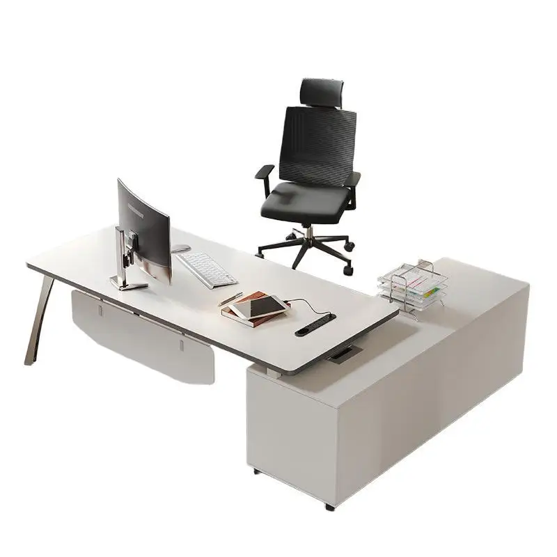 

New Chinese table, simple modern manager table and chair combination