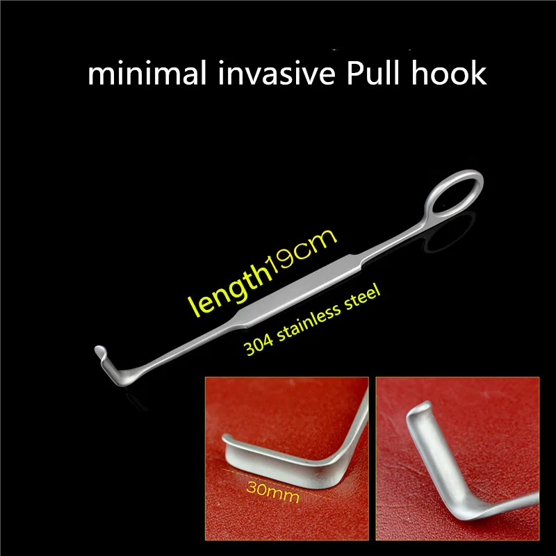 animal orthopedic instrument Medical concave head minimally invasive Mini pull hook finger Metacarpal bone muscle tissue deep