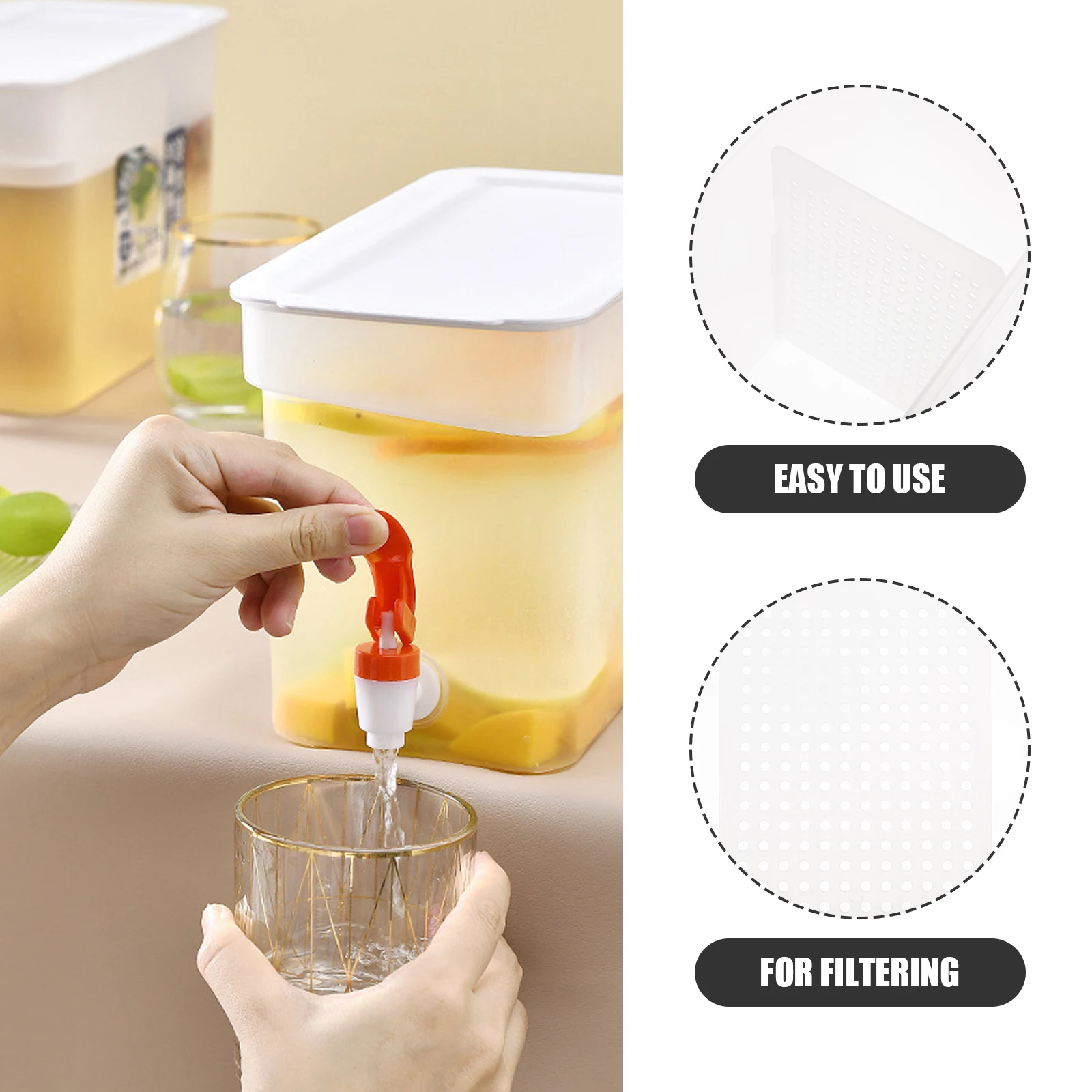 

Cold Refrigerator Kettle Home Pitcher Water Jug Cooling Dispenser Kitchen Water Refrigerator Kettle With Faucet Jug Bar