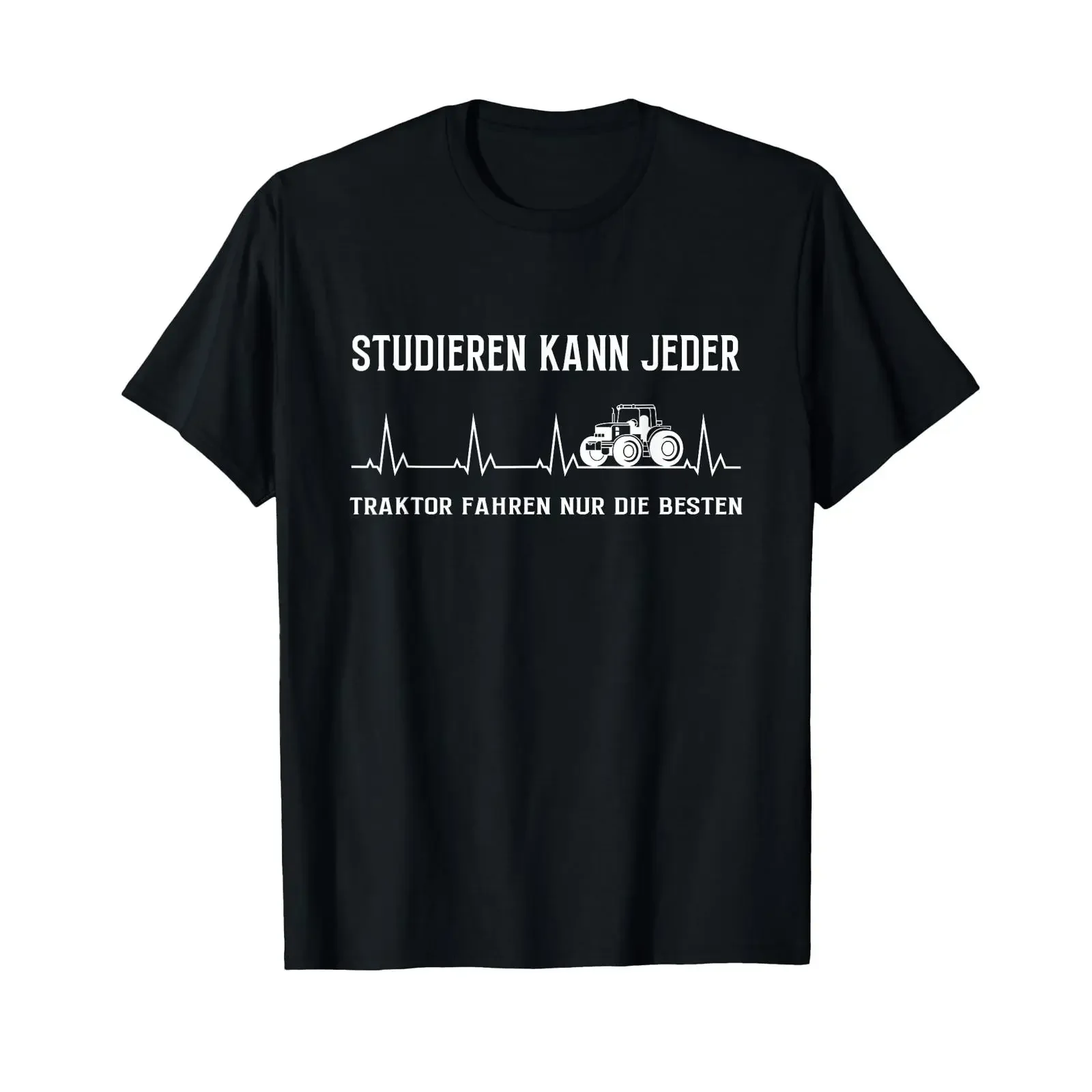Funny tractor saying gifts for farmers Anyone can study to drive a Only the best farmer T shirt black size S vintage Washed