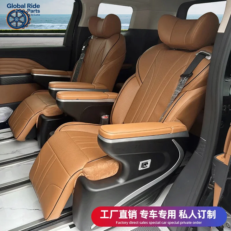 

Подходит для Hongqi H9, электрический вентиляционный диван-кровать, модифицированное авиационное сиденье для бизнес-автомобиля