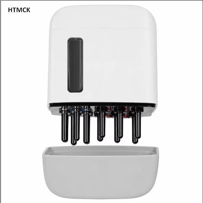 Rechargeable Scalp Serum Applicator Comb Vibration Massage 6ml Hair Oil Liquid Dispenser for Scalp Care
