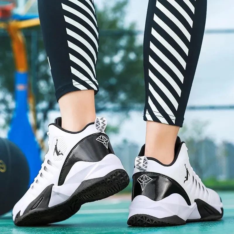 2024 Basketball Shoes Men Outdoor Training Competition Sneakers Basketball Boots Breathable Non-slip Tennis Basket Sports Shoes