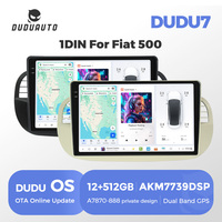 DUDUAUTO DUDU7 Android 13 Car Radio For Fiat 500 2010-2015 Multimedia Player Car Intelligent system GPS BT Wireless Carplay Auto