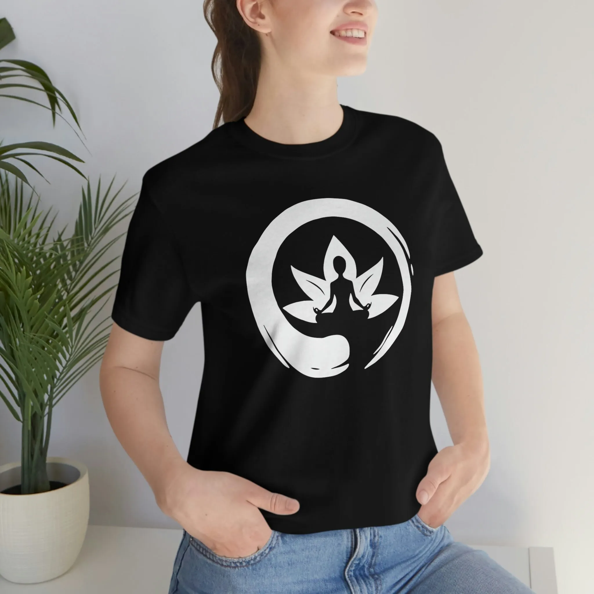Camiseta de Yoga meditación Zen círculo Namaste Enso el amante del infinito budismo budista