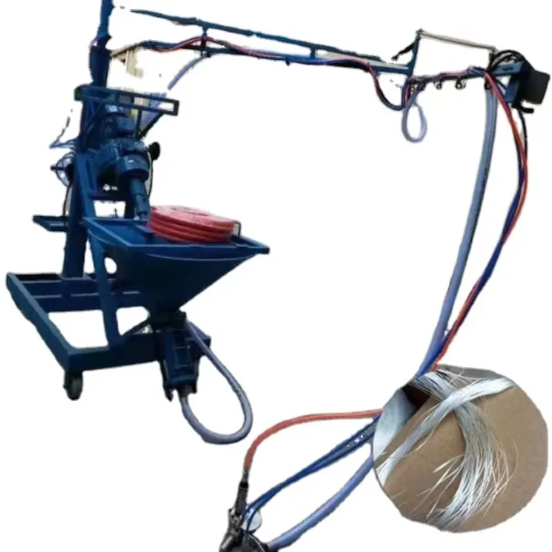 Customized GRC Glass Fiber Window Sleeve Mortar Spraying Machine Screw Gunite Machine
