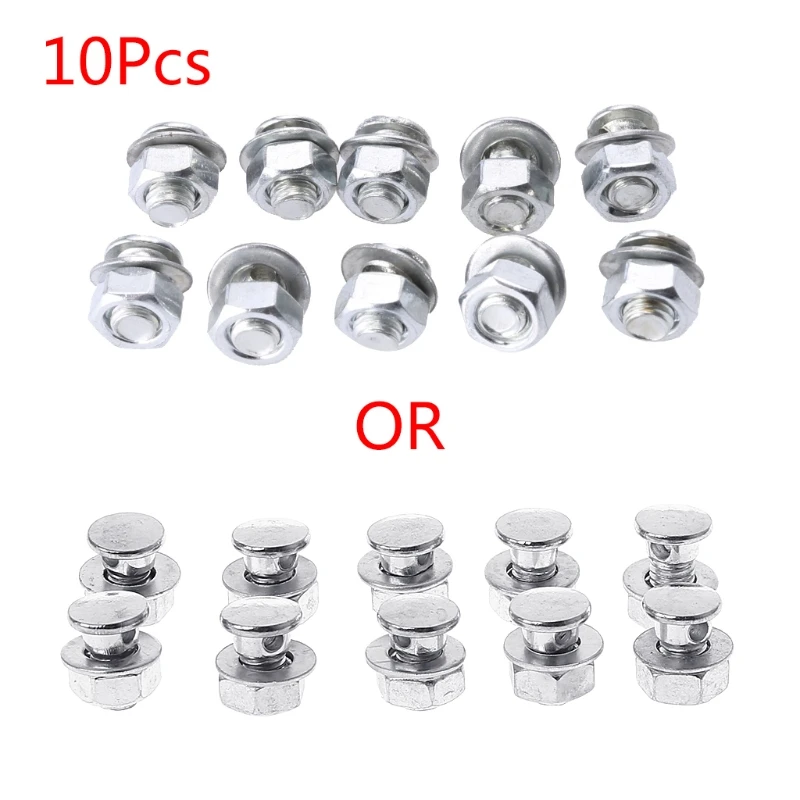 10pcs Brake Cable Adjuster Clamp Lock Screw Bolt Bicycle Moped MTB Mountain Bike