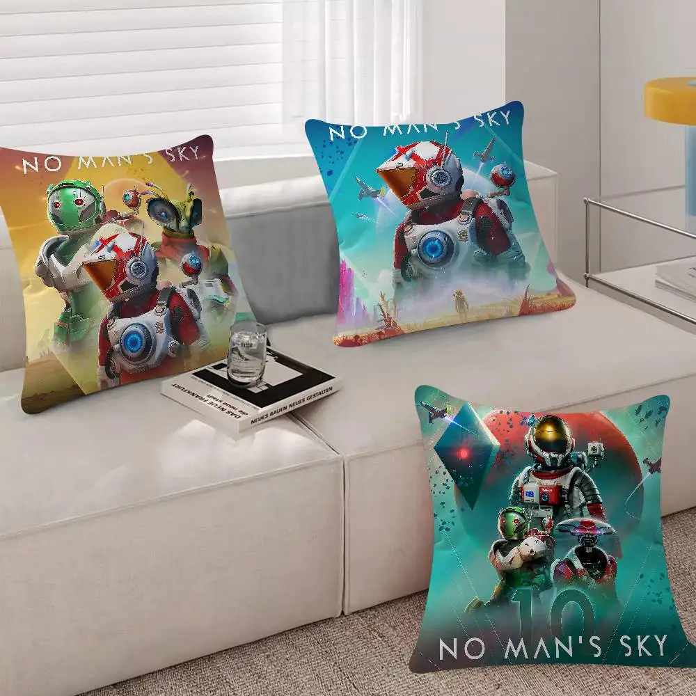 No Man S Sky Games Pillow Dust Cover Bedroom Kids Party Decoration Pillowcase Birthday Children Gift