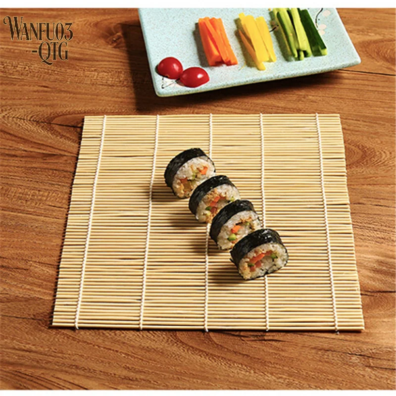 Kit para Hacer Sushi, 1 Pieza, Molde de Bambú para Rollos de Arroz, Herramienta de Cocina para Hacer Sushi en Casa, Rodillo para Arroz