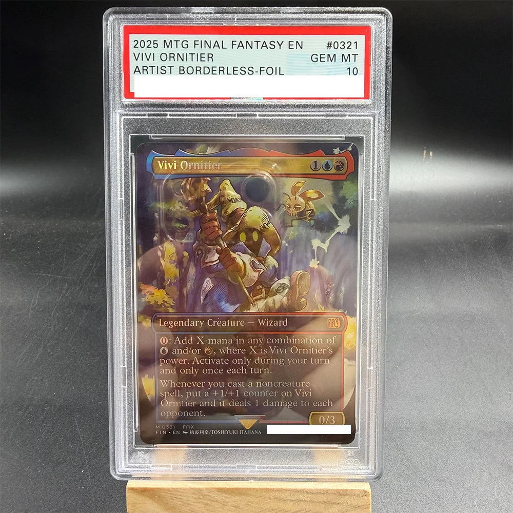 Коллекционная карта DIY TCG 2025 FIN EOE EN VIVI ORNITIER M 0321, копия, 10 баллов, подарочная игрушка
