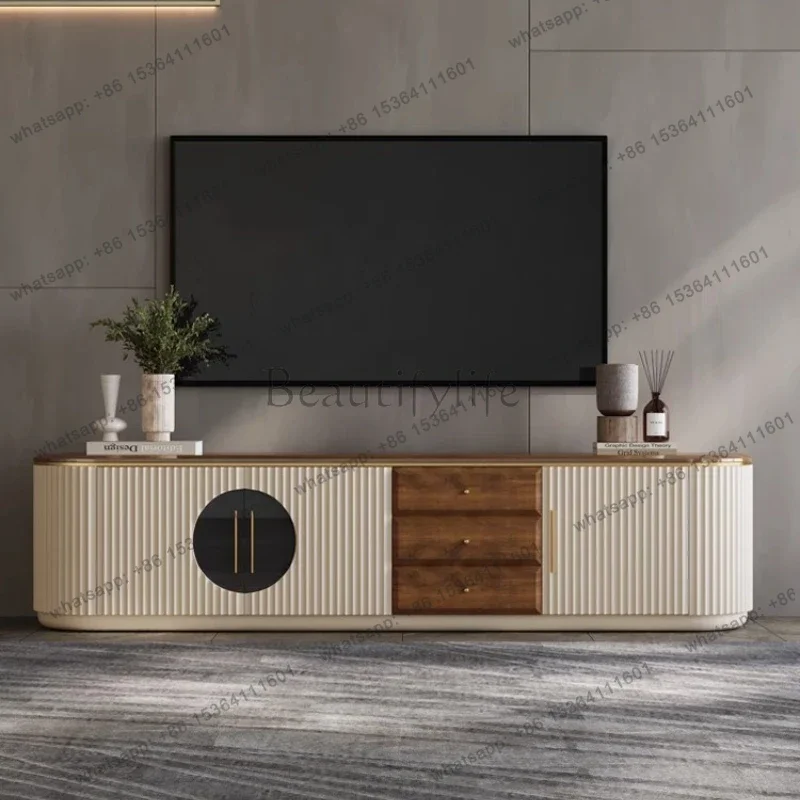 

Solid wood TV cabinet luxury designer living room floor cabinet Storage Television tv stand center tables furniture for home