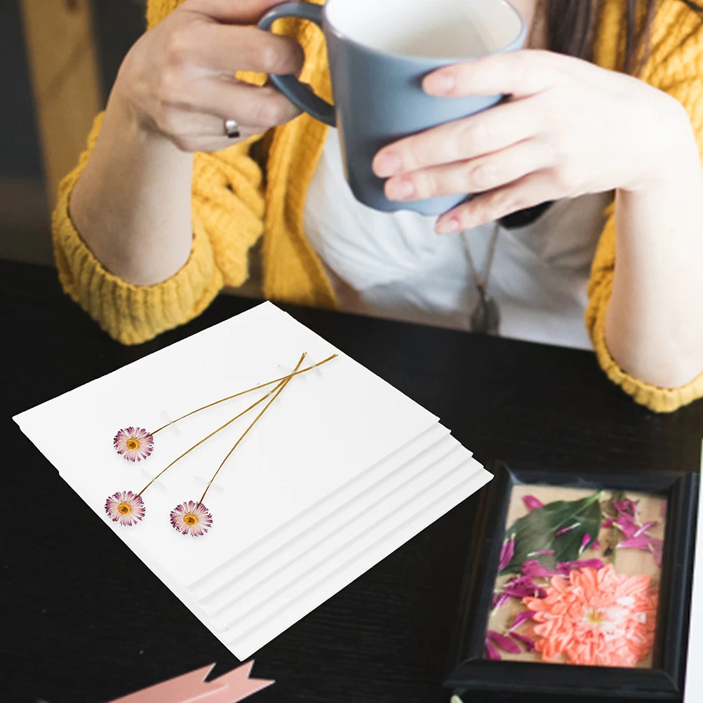 

Kits Embossed Panel Accessories Plants Flower Press Frame Supplies White Pressing for Adults