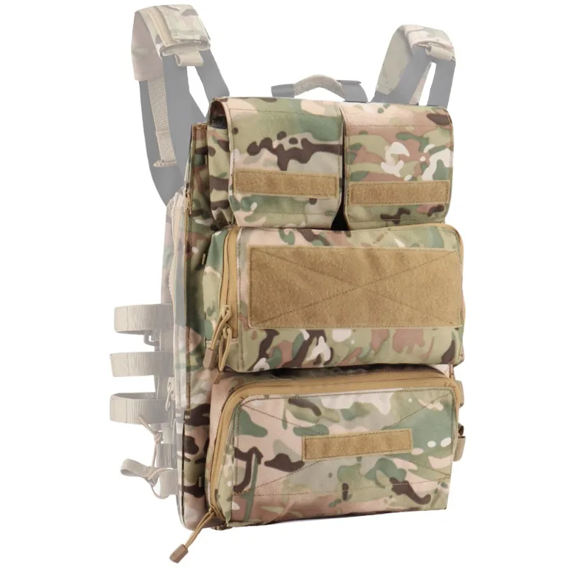 JPC Vest 2.0 อุปกรณ์เสริม Pack II ขนาดใหญ่ความจุกลางแจ้งขยายอุปกรณ์เสริมซิปกระเป๋า Molle อุปกรณ์เสริมการล่าสัตว์เสื้อกั๊ก