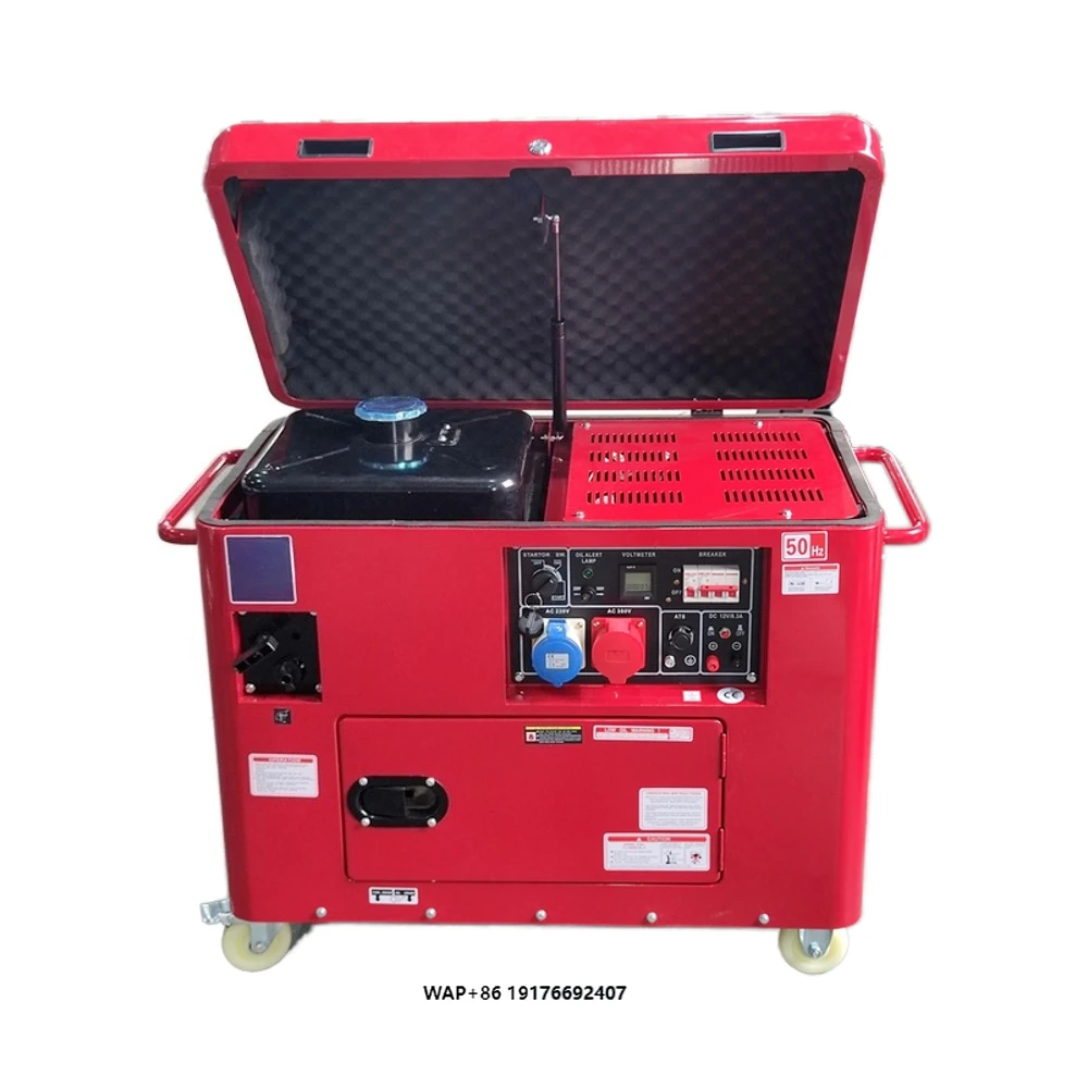 

Rui Tianheng 5KW/6.25KVA Portable Can Home Camping Silent Generator EF6600TE 192F