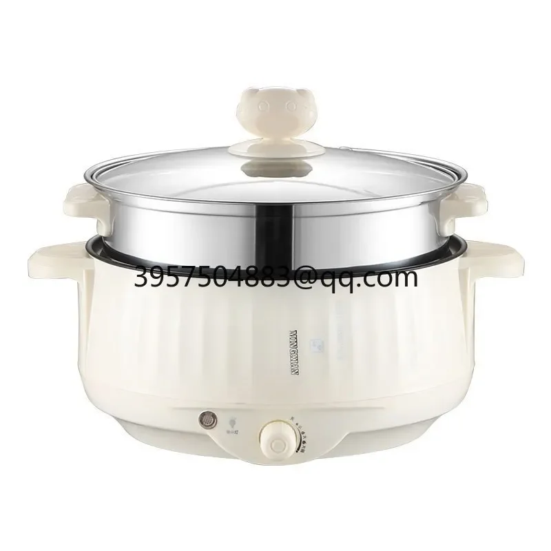 220V Multi Cookers Single/Double Layer Electric Pot 1-2 People Household Non-stick Pan Hot Pot Rice Cooker Cooking Appliances