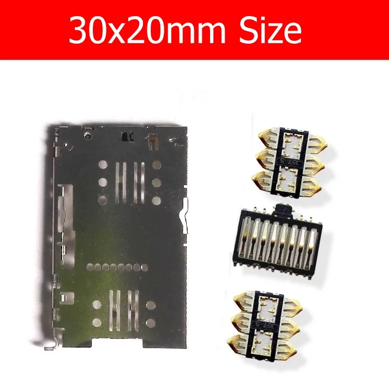 

New Sim Card Adapter Holder For zte blade a610 a610c Memory Card Reader Socket + Inner Connector Panel Replacement repair parts