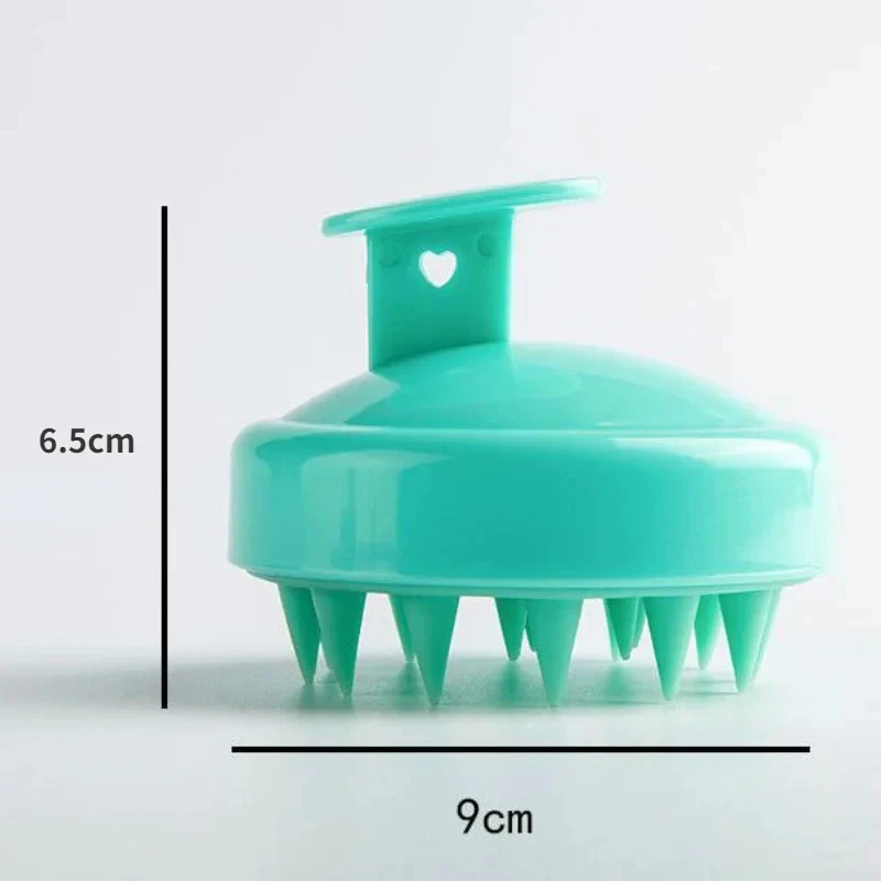 1pc Silicone Shampoo Brush Body Massage Brush Bath Shower Brush Salon Hairdressing Tool Scalp Massage Comb Hair Washing Comb