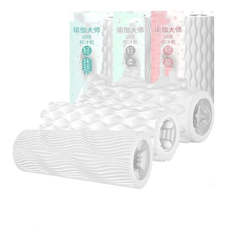 A1Pcs Adult Sex Toy White Soft Silicone Realistic Vaginal Artificial Pocket Pussy Male Masturbation Cup Male Penis Massage Toy