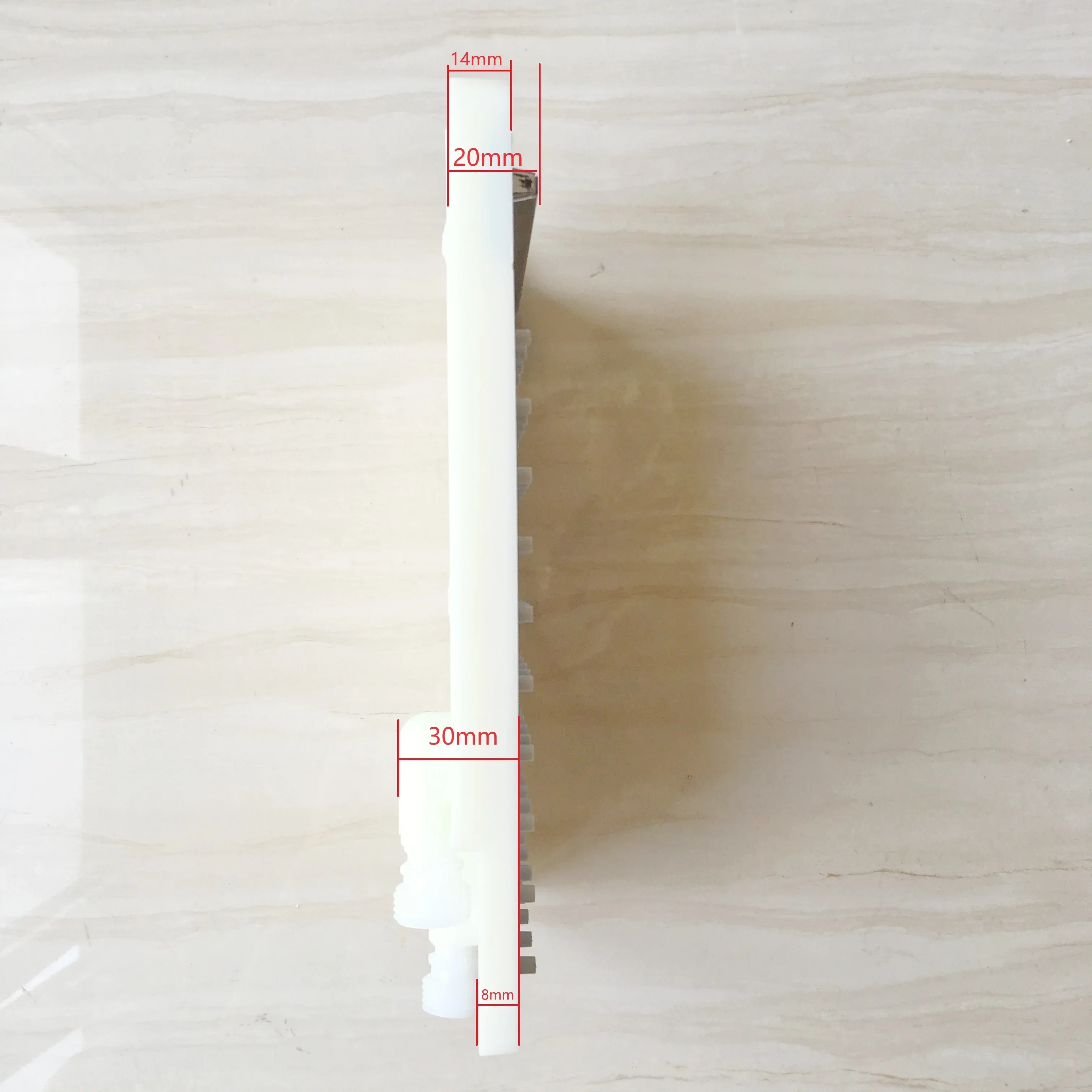 ABS Shower head  6* 10 hole 138x213mm Rectangular Shower Thread type type interface Top Spray Waterfall Shower Head Accessories