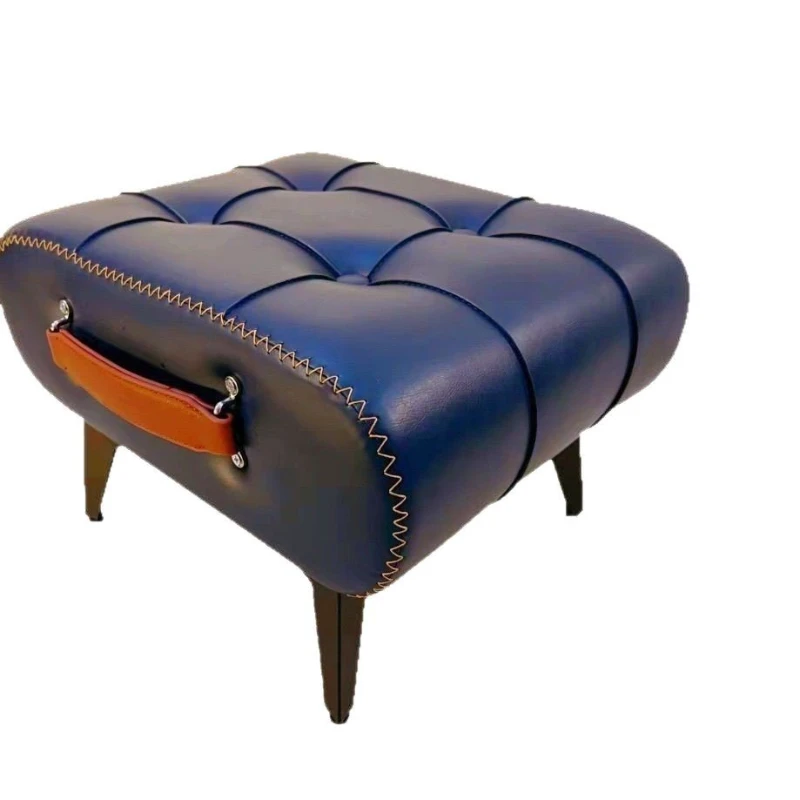 

Change shoes Home door stool Soft bag Foot pedal Simple coffee table Low sofa Living room Home light luxury soft seat