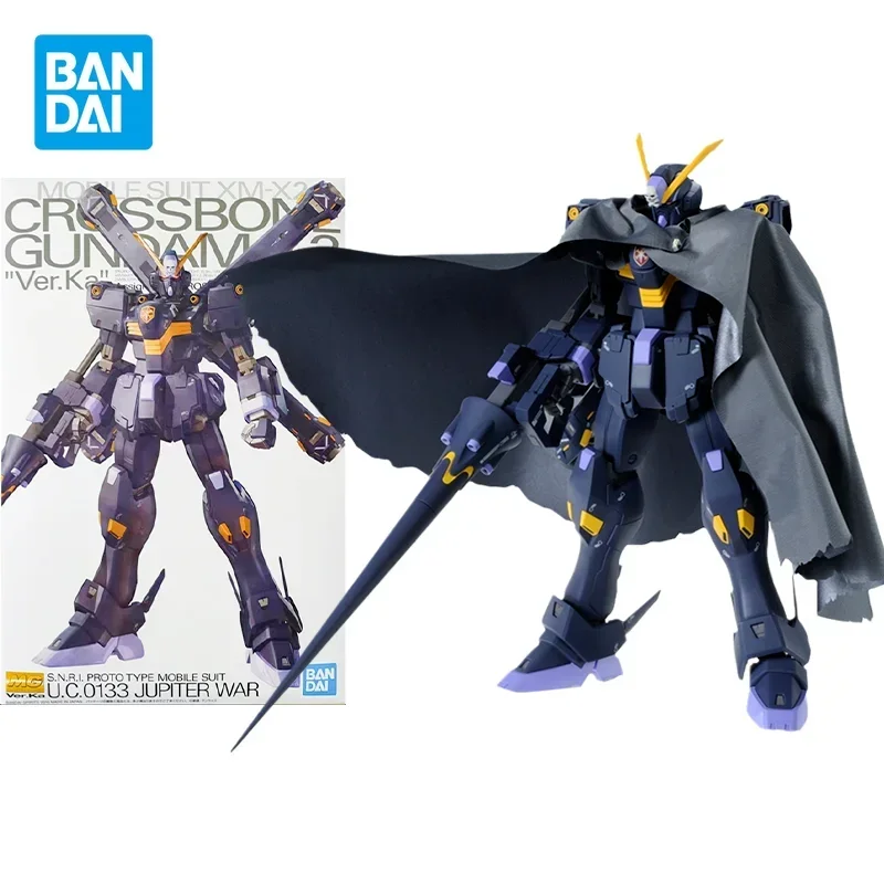 

Bandai Genuine Model Kit Anime Figure MG 1/100 Mobile Suit Crossbone GundamX2 KA Action Figures Collectible Toys Gifts for Kids