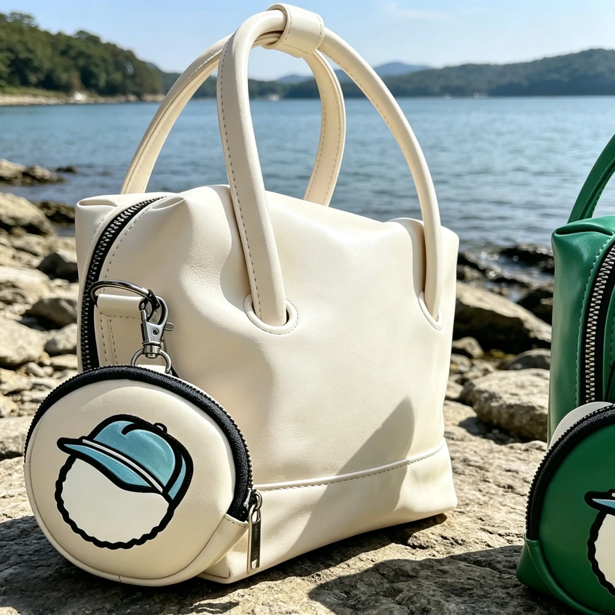 New Unisex Golf Handbag, Stylish Water Resistant Crossbody Bag for Golf Accessories Storage