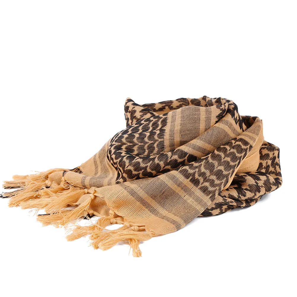 

1 шт. хлопковый дышащий шарф в арабском стиле унисекс для защиты от солнца, осенне-зимний, теплый, для использования на улице