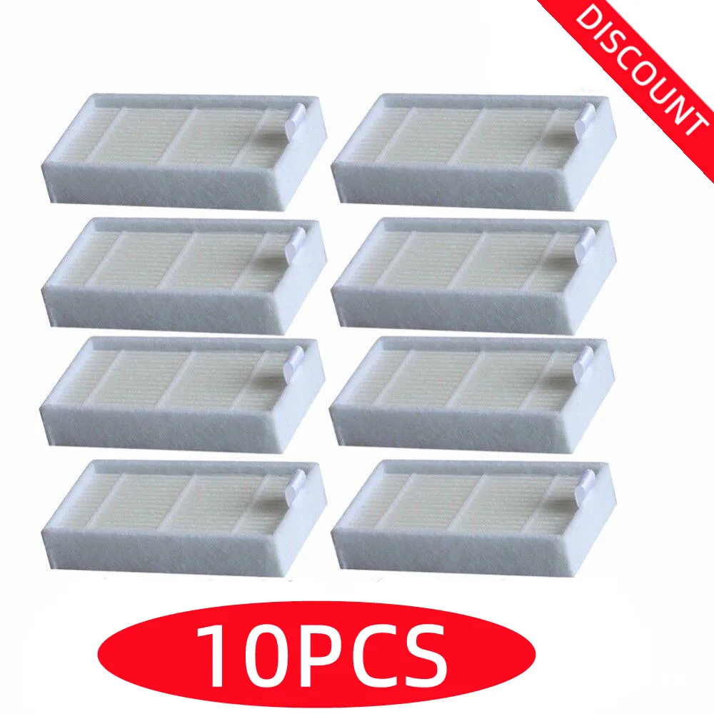 10Pcs Vacuum Cleaner Filters HEPA Filter for CHUWI V3 iLife X5 V5 V50 V3+ V5PRO ECOVACS CR130 cr120 CEN540 CEN250 ML009 Cleaner