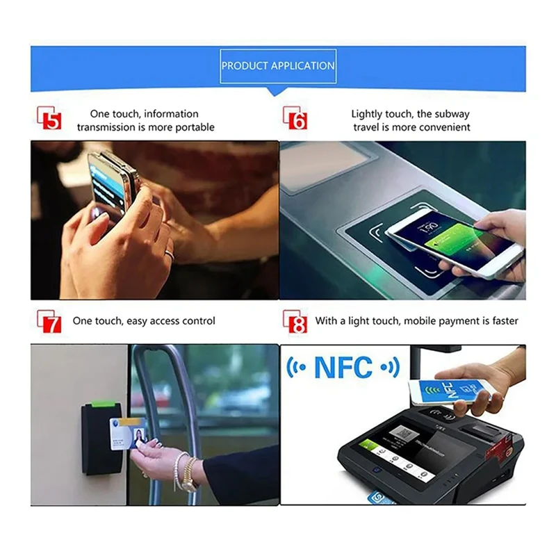 24 pcs nfc ntag213 tag aufkleber universelles etikett rfid token patrol 13,56 mhz mehrfarbig für kürzel etc nfc aufkleber