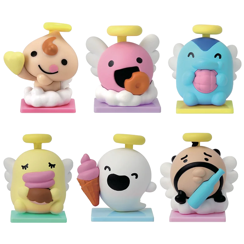 

New Tamagotchi Keychain Series Blind Box V3 Angel Snack Time Design Collectible Figure Bag Keychain Mini Figure Collection Gift
