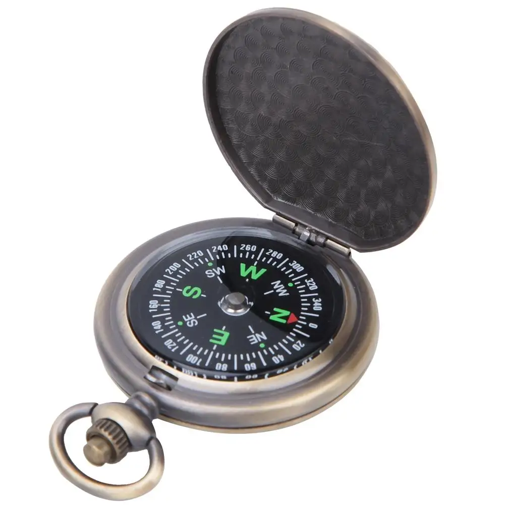 

Waterproof Zinc Alloy Pocket Watch Compass for outdoor Navigation Tools