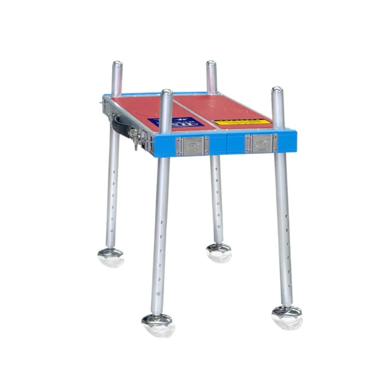 Multifunctional wild fishing black pull aluminum alloy fishing table small fishing table stool chair folding y