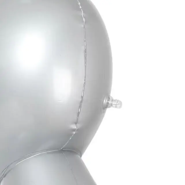 Full Body Woman/Female Inflatable Mannequin Dummy Torso Display Model PVC Silver For Clothing Collections, Retail Displays