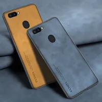 Luxury PU Leather Case For OPPO R11 R11S R9 R9S F1 Plus Back Cover Matte Silicone Protection Phone Case For OPPO R15 R17 Coque